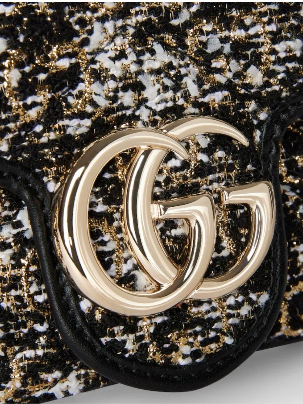 RARE/NWT Gucci Marmont Tweed Crossbody - Picture 4 of 11